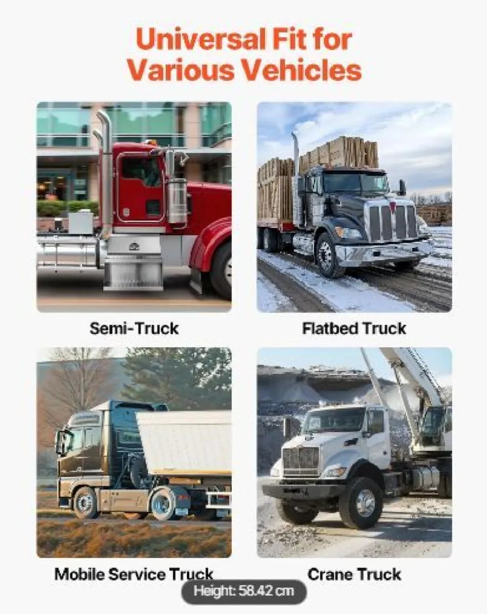 Semi-Truck Step Tool Box, 610 x 695 x 645 mm - Image 2