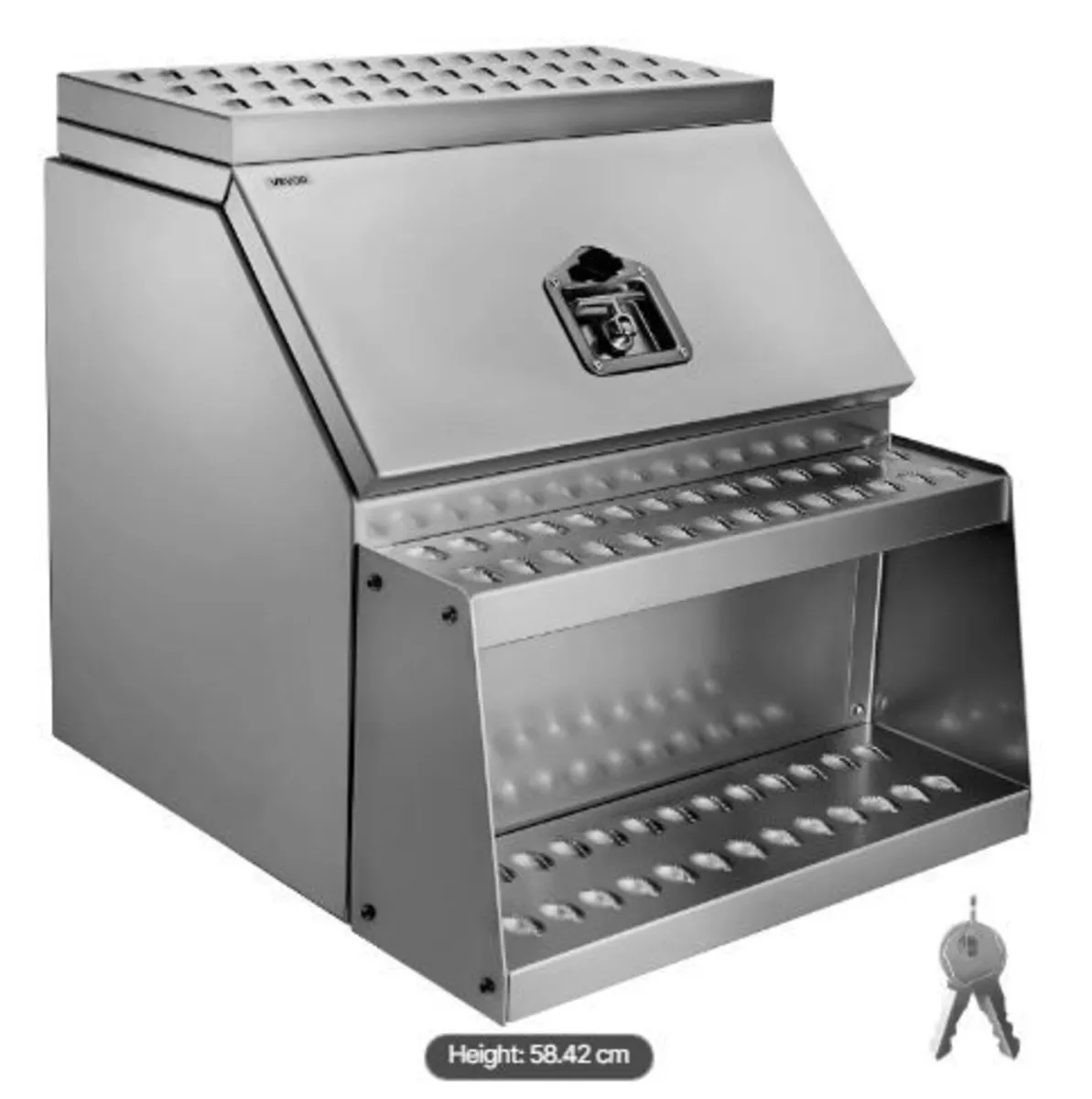Semi-Truck Step Tool Box, 610 x 695 x 645 mm - Image 4