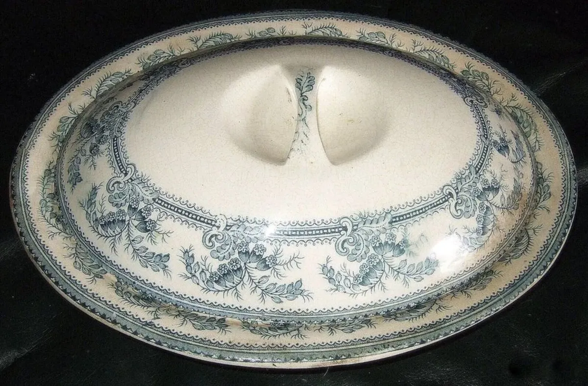 Antique French Ironstone Tureen / Serving Dish - Image 1