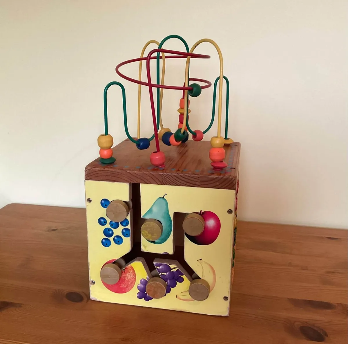 Wooden Activity Cube – Interactive Children’s Toy - Image 1