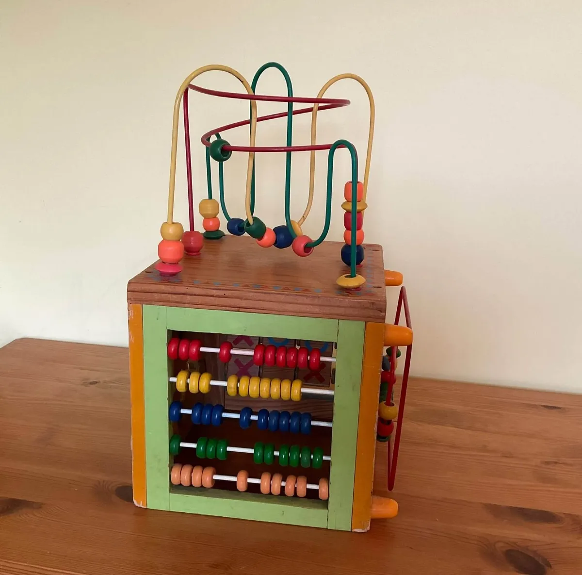 Wooden Activity Cube – Interactive Children’s Toy - Image 2