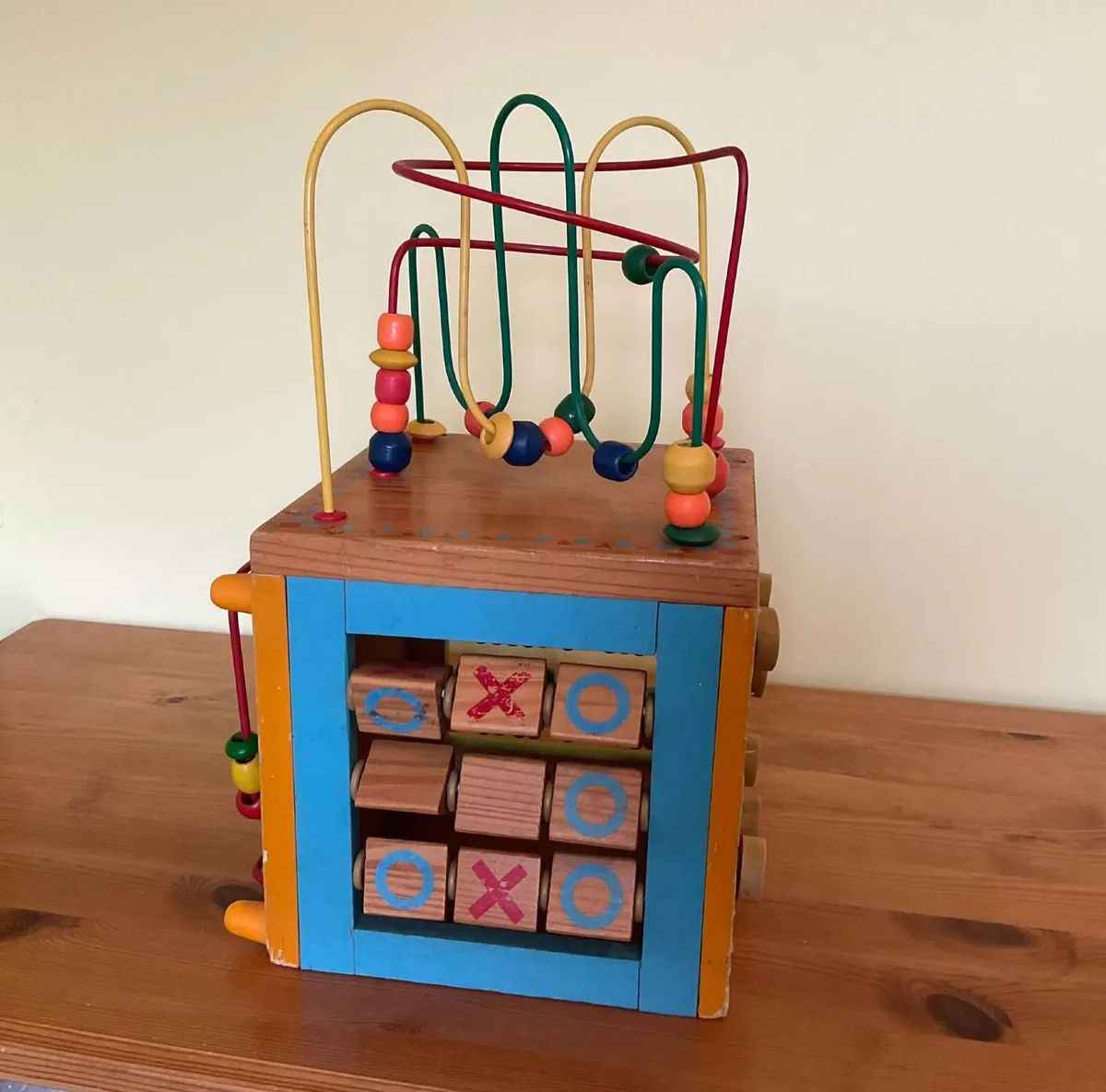 Wooden Activity Cube – Interactive Children’s Toy - Image 4