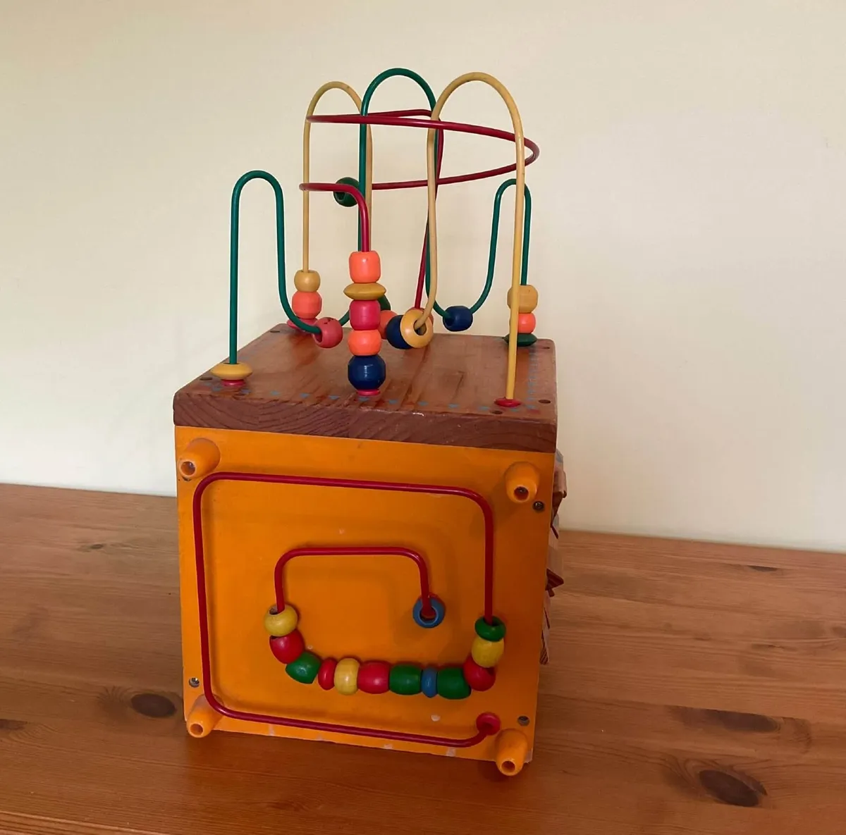 Wooden Activity Cube – Interactive Children’s Toy - Image 3