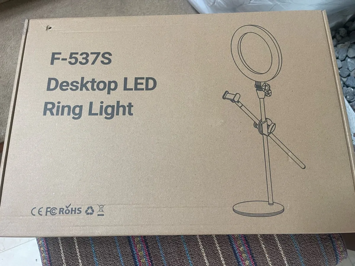 Brand New & Unused - Desktop LED Ring Light - Image 1
