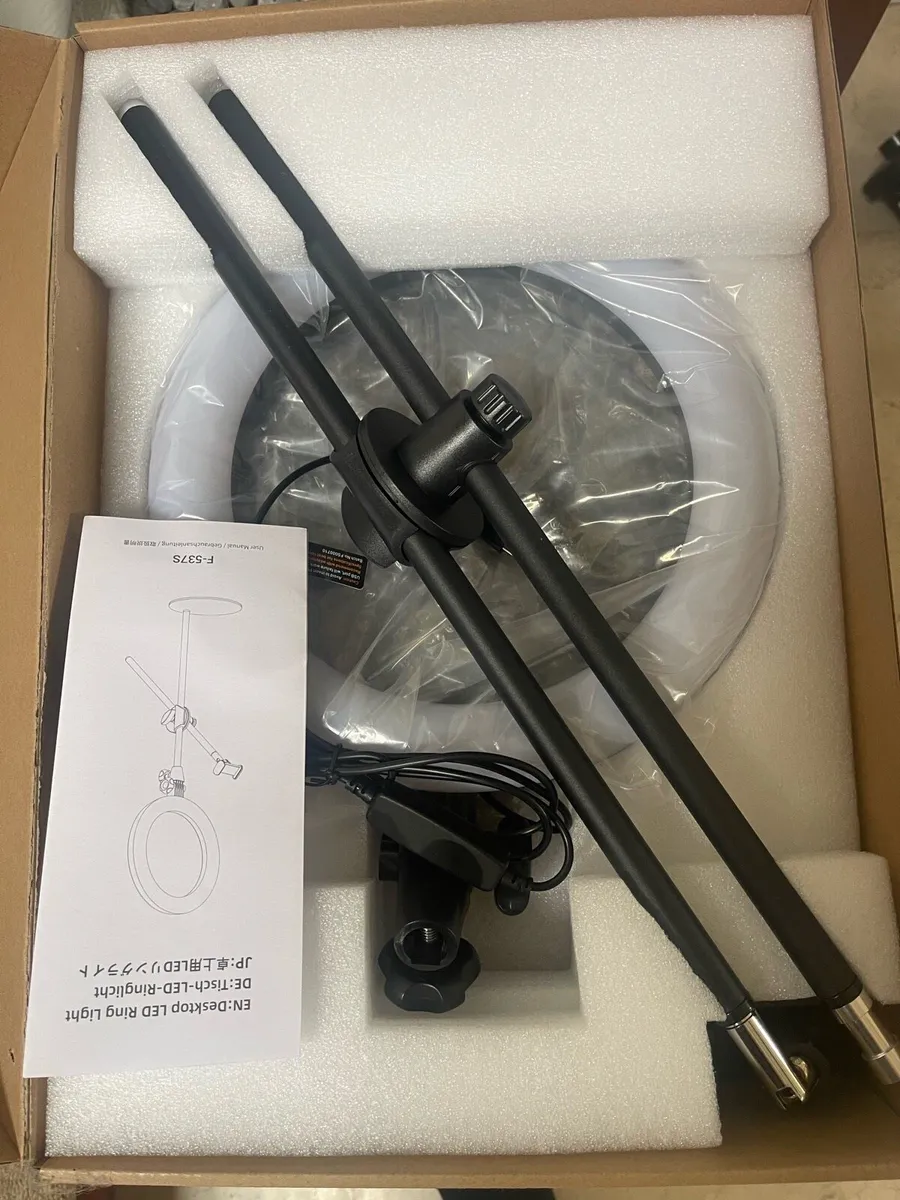 Brand New & Unused - Desktop LED Ring Light - Image 2