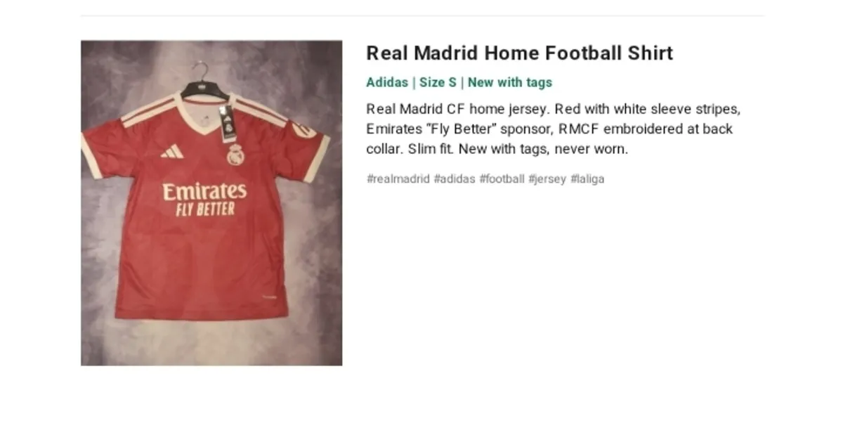 Real Madrid Home Jersey - Image 1