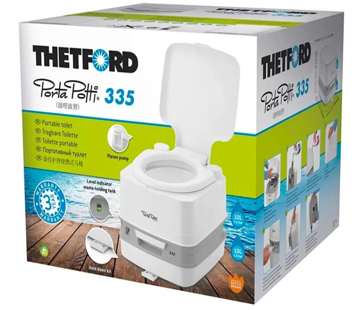 Thetford Porta Potti 335 Portable Camp Toilet - Image 2