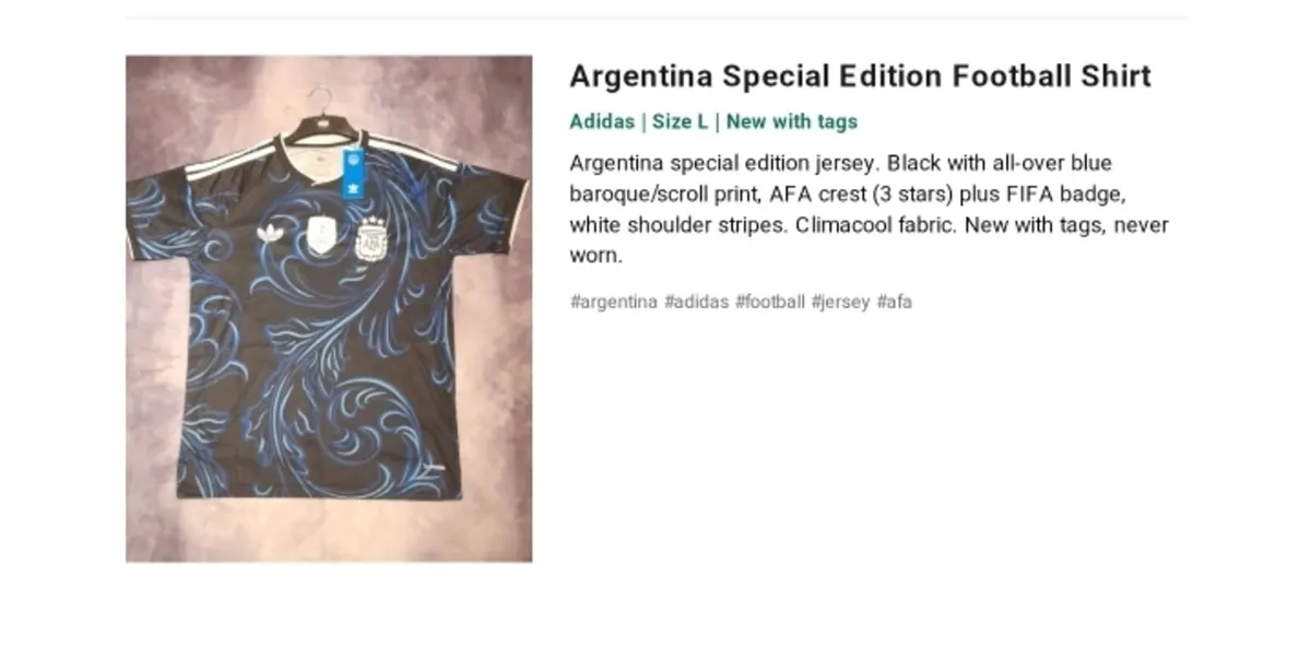 Argentina WC Home Jersey - Image 1