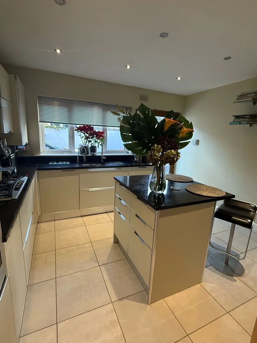 Scavolini kitchen units and Island with granite