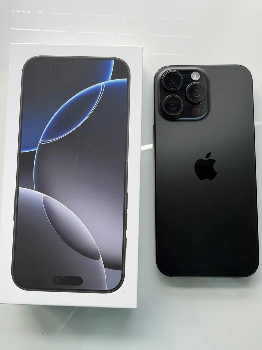 iPhone 16 ProMax, 256gb-Space Black - Image 1