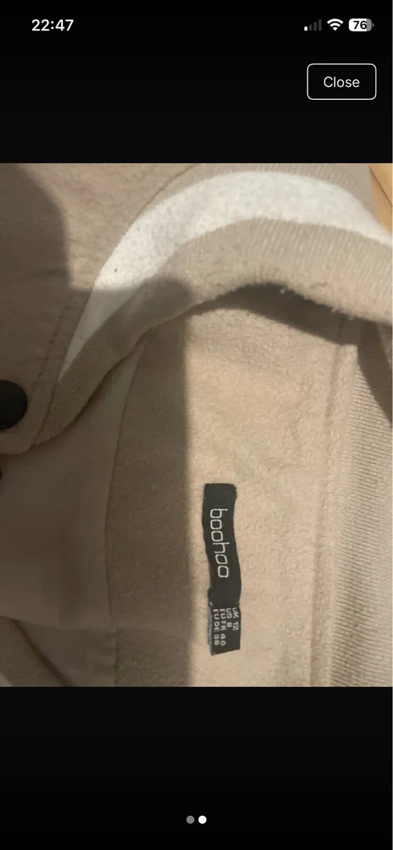 Boo hoo varsity jacket - Image 2