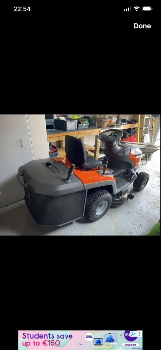 Husqvarna Tc112 Ride On Lawnmower - Image 2