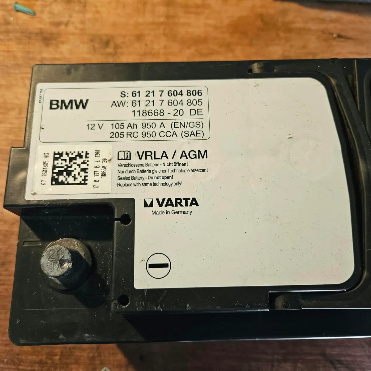 BMW car battery - Image 1