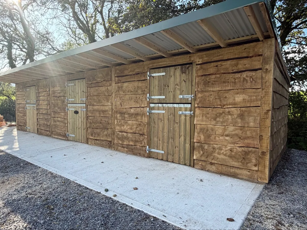 Bespoke stables and cabins - Image 1