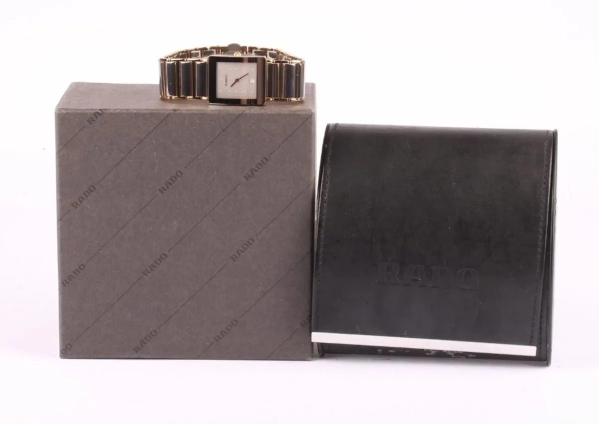 Unisex Rado Diastar Watch Silver Ceramic - Image 2