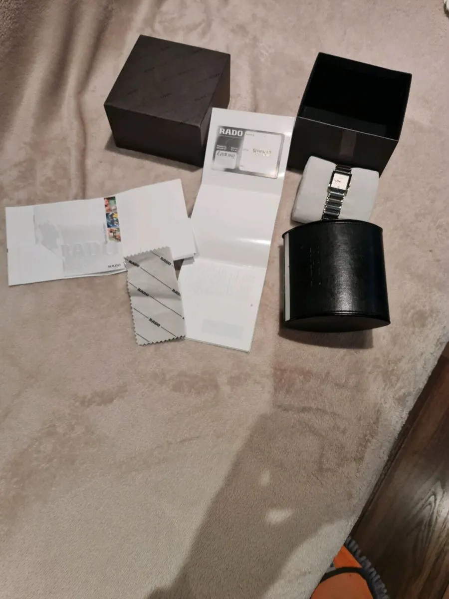 Unisex Rado Diastar Watch Silver Ceramic - Image 3
