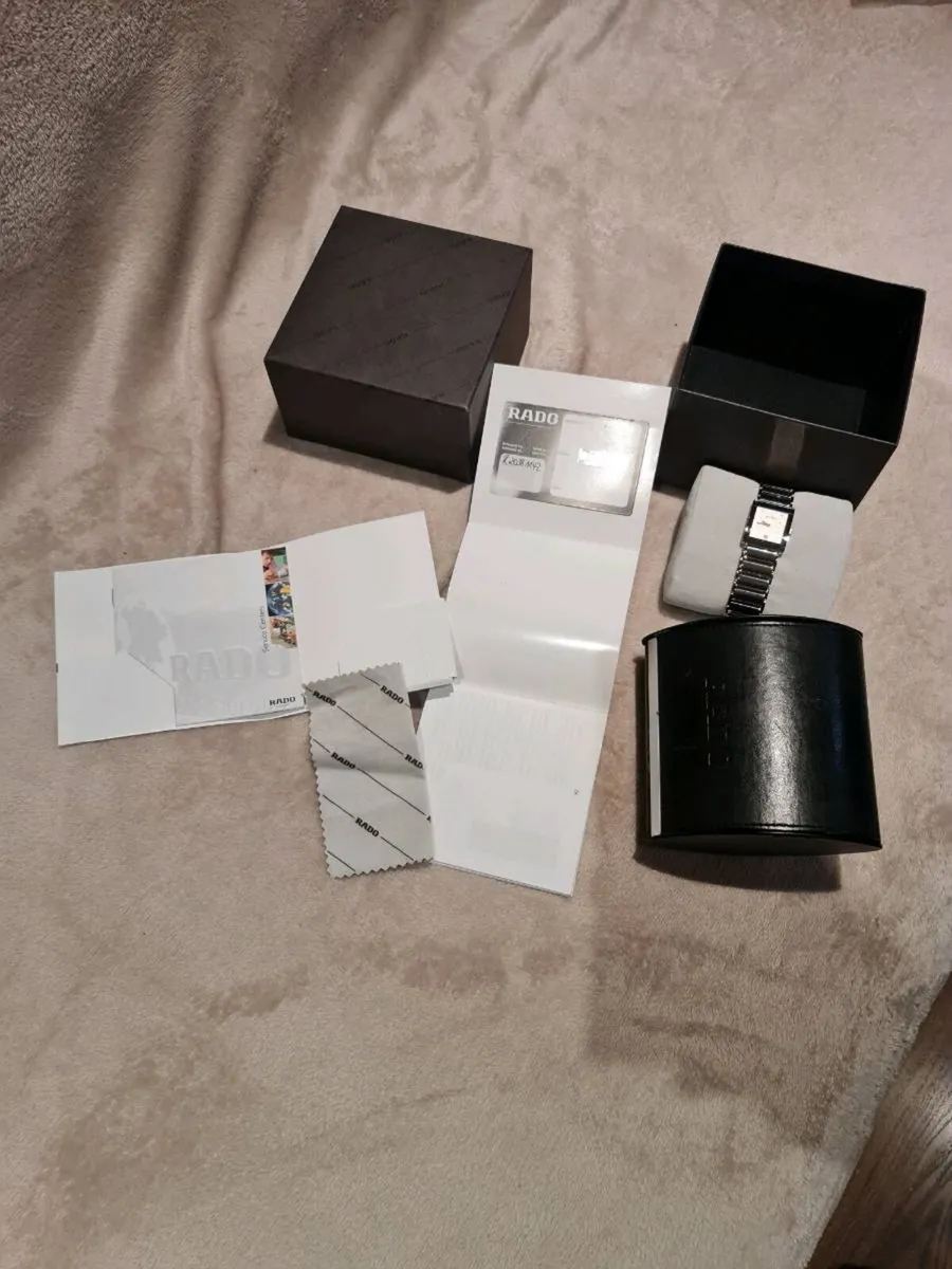 Unisex Rado Diastar Watch Silver Ceramic - Image 4