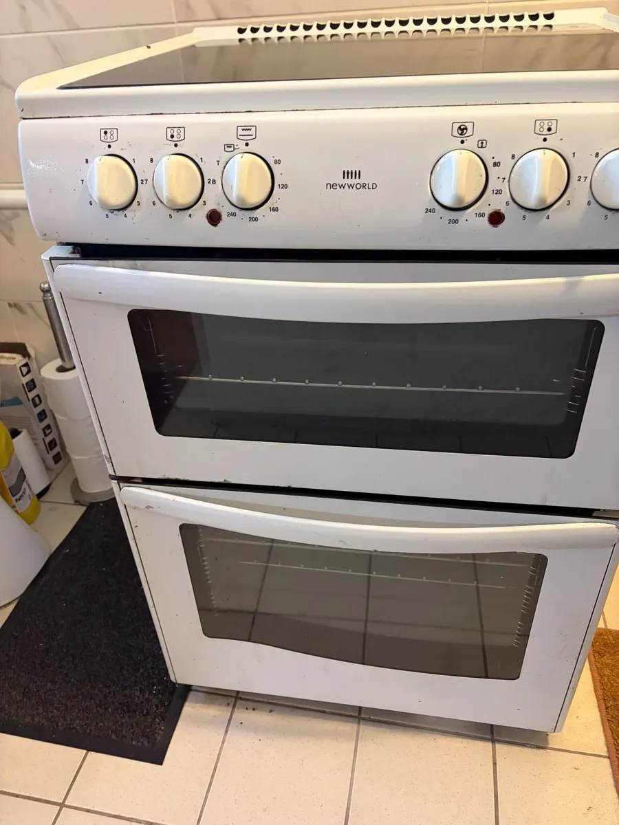 New World 60cm Electric Cooker – Double Oven & Hob - Image 3
