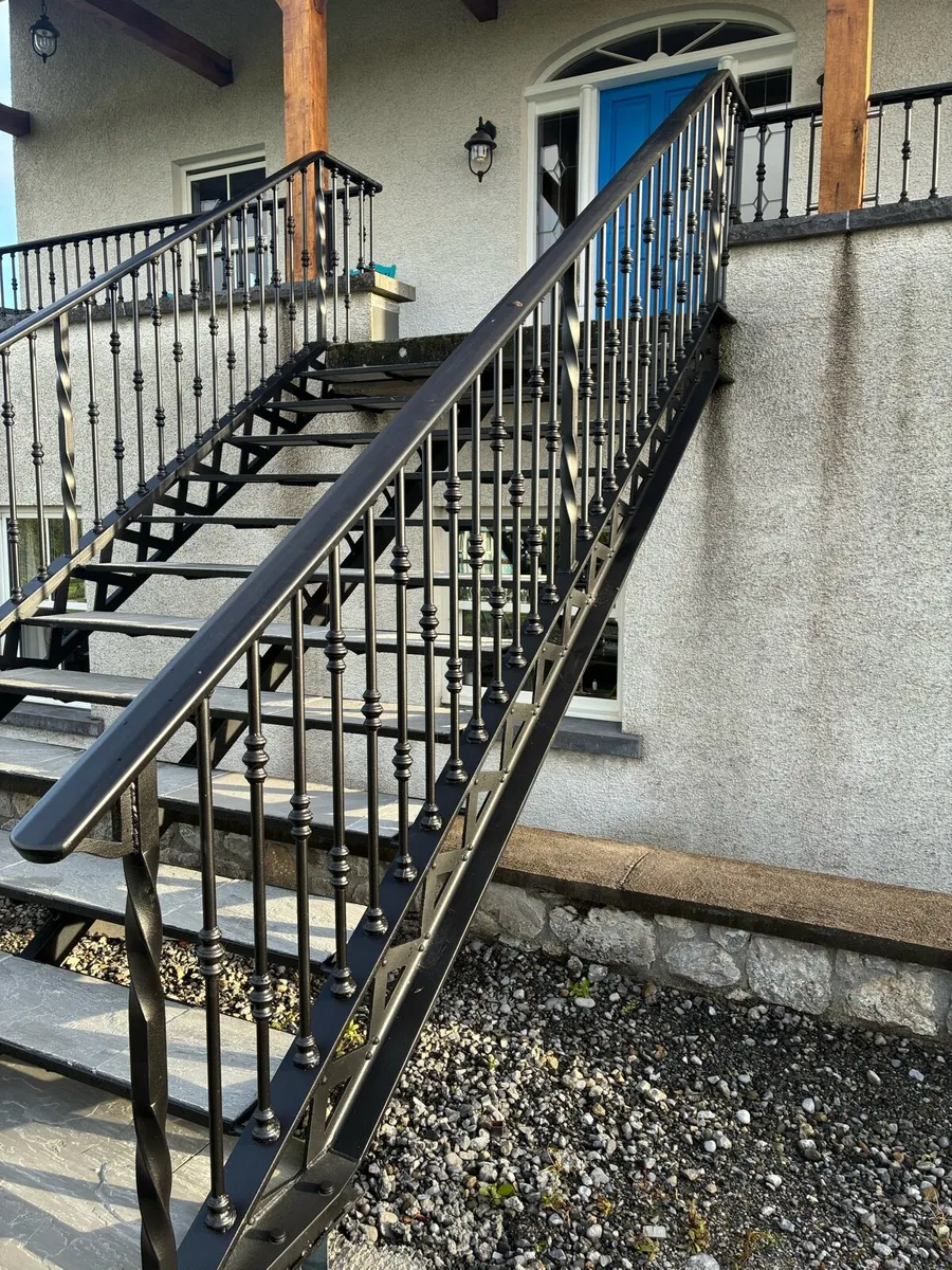 Steel stairs and hand rails - Image 1
