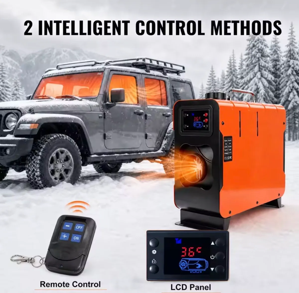 8KW 12V 24V Diesel Air Heater Parking Diesel - Image 2