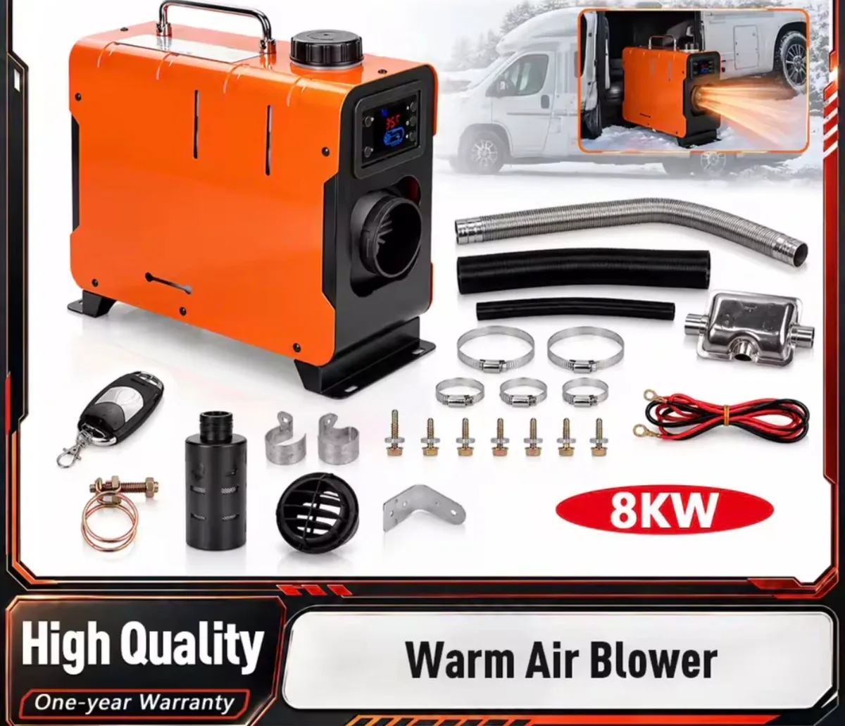 8KW 12V 24V Diesel Air Heater Parking Diesel - Image 3