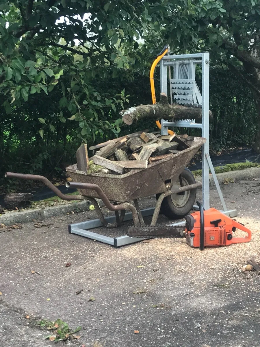 Galvanised saw horse - Image 1
