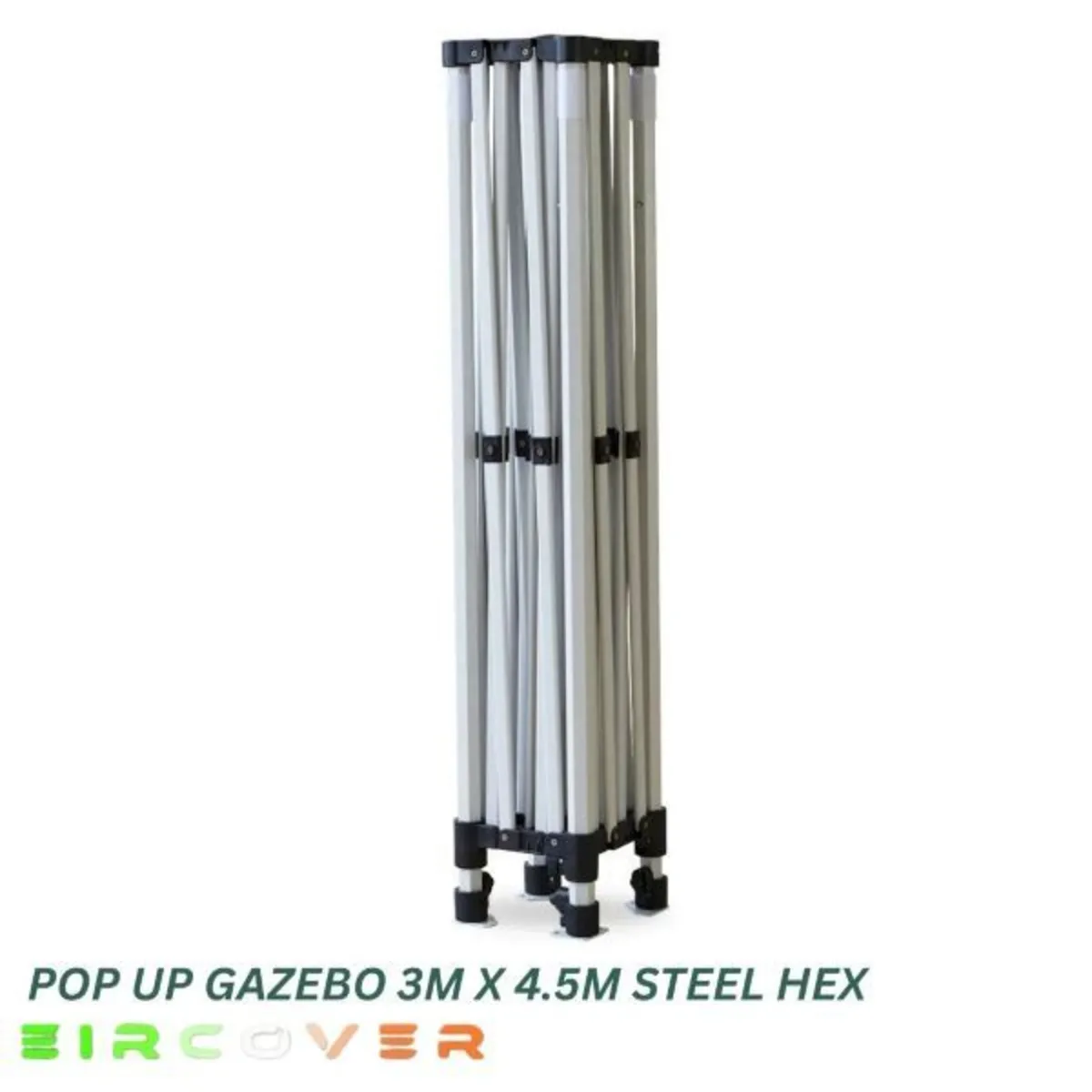 Heavy Duty Pop Up Gazebo Steel 40mm Hex 3m x 4.5m - Image 4