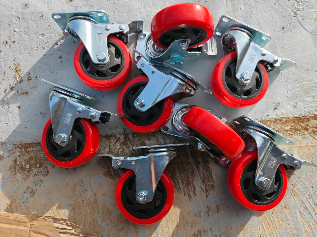 8x caster wheels - Image 2