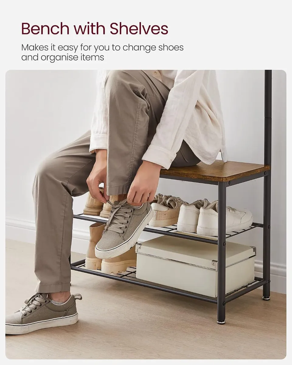 Industrial style wardrobe & shoe rack - FREE P&P - Image 4