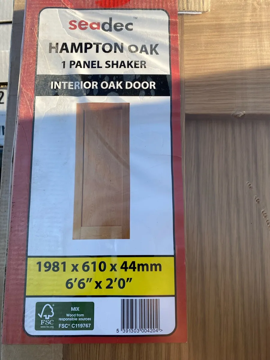 New oak doors - Image 1