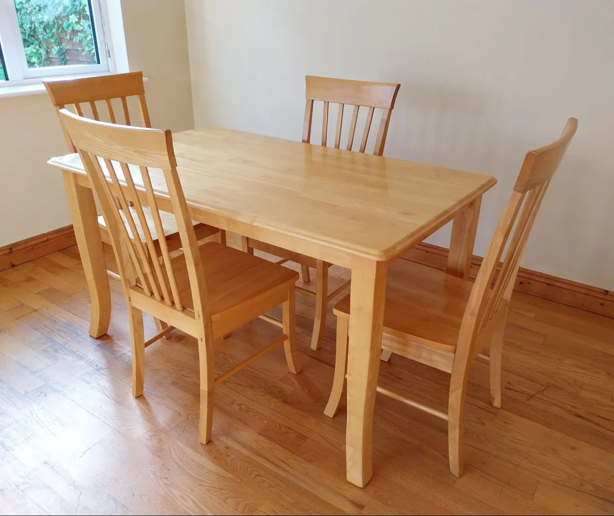Table & 4 Chairs - Image 1