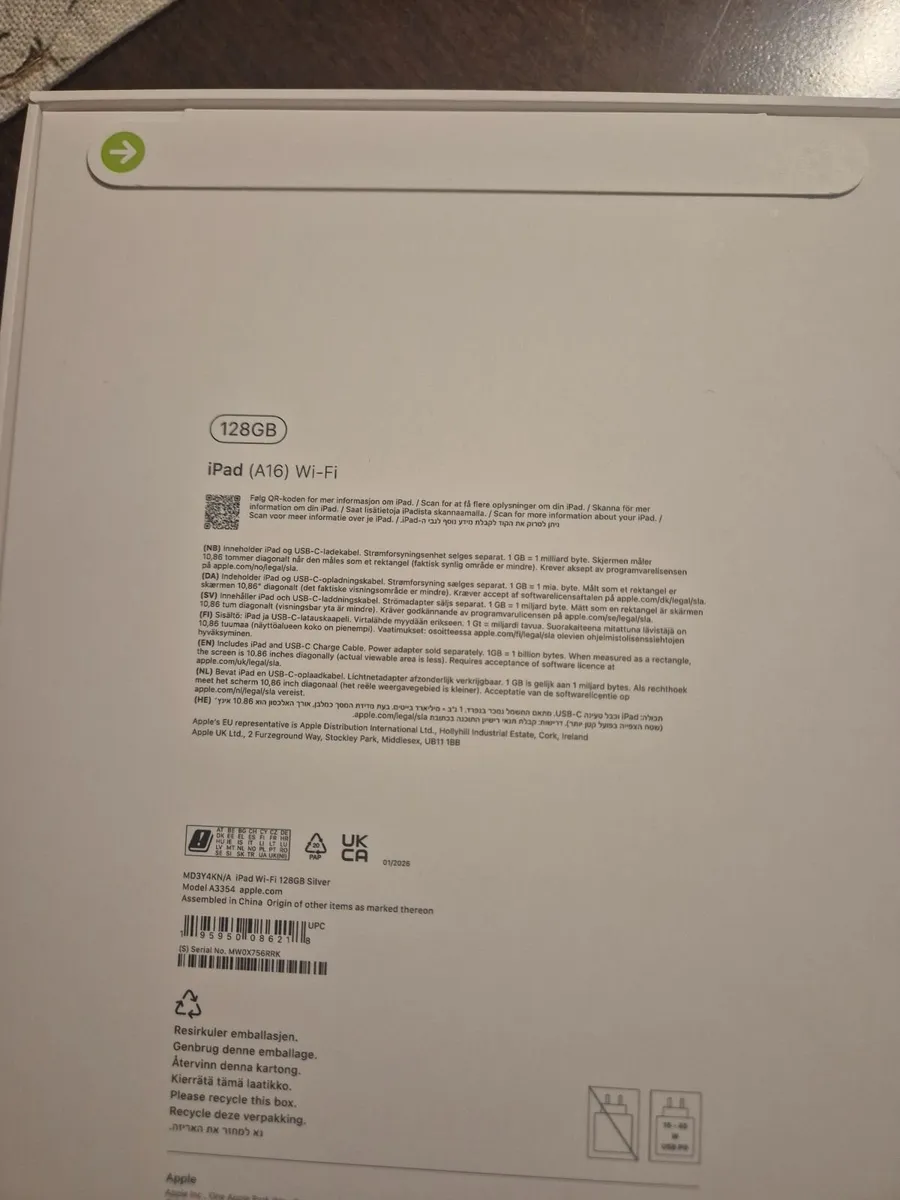 New ipad a16 unopened in box - Image 4