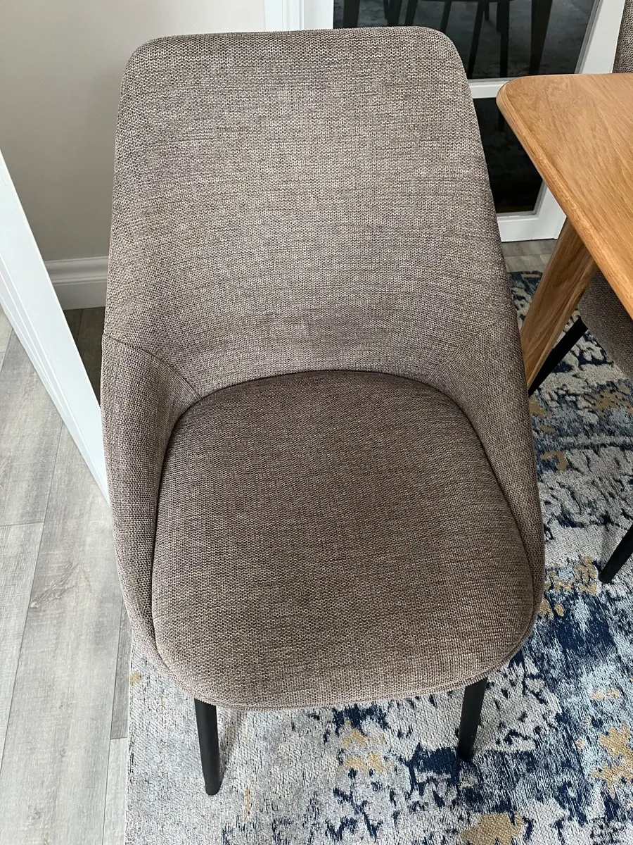 6 Jysk sand vellev dining chairs - Image 2