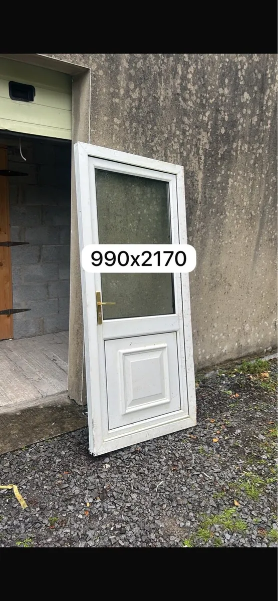 UPVC BACK DOOR HIGH QUALITY