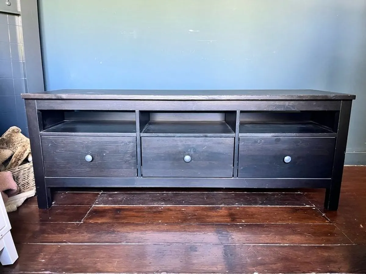 Black TV Stand