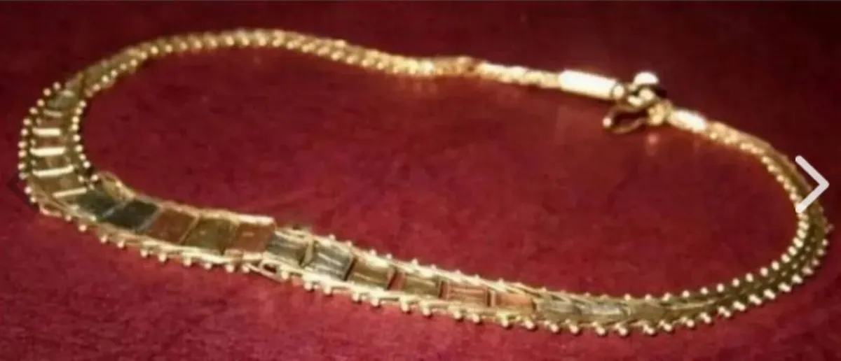 Vintage 9ct Gold Tri-Colour Bracelet - Image 4