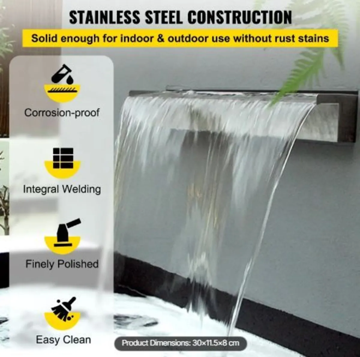 30 cm x 11.4 cm x 7.9 cm Stainless Steel - Image 1