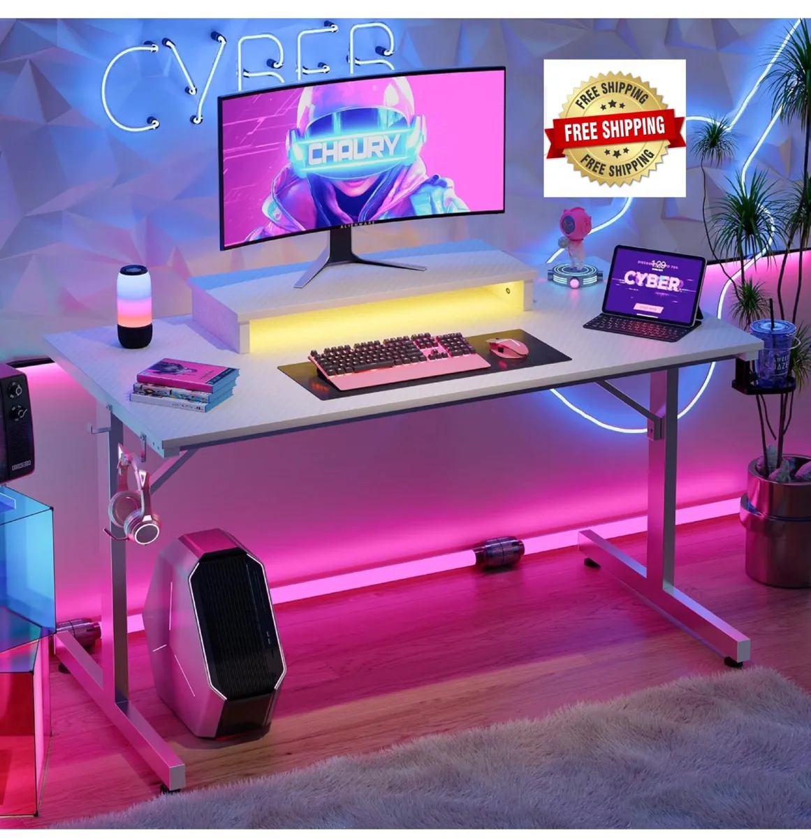 Gaming Desk 100CM Computer Desk - Image 1