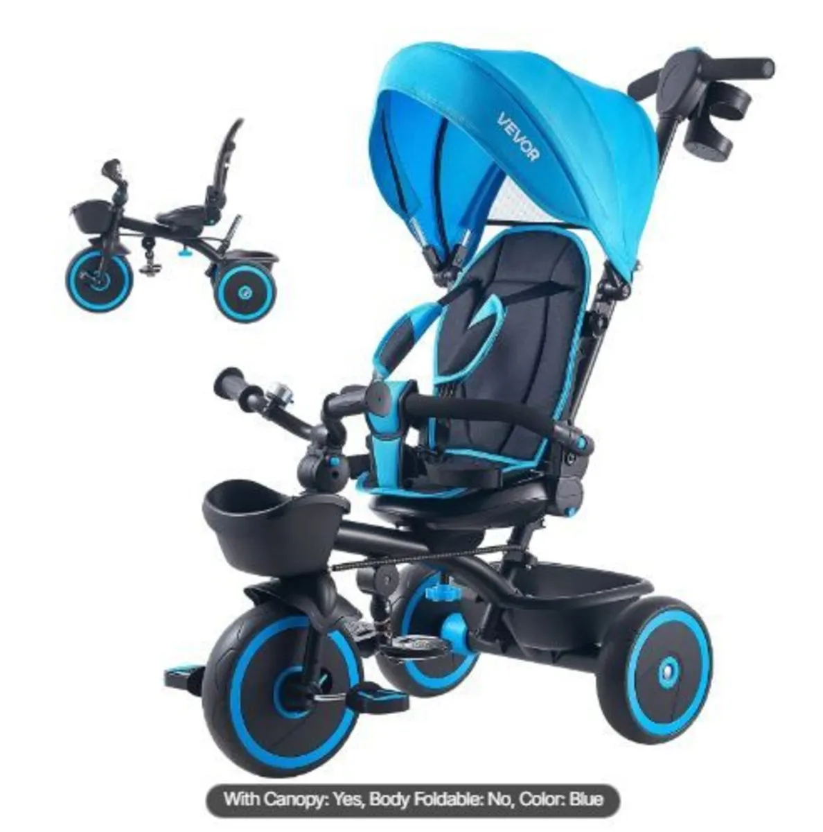 Toddler Tricycle & Stroller for 1-5 Year Old - Image 1