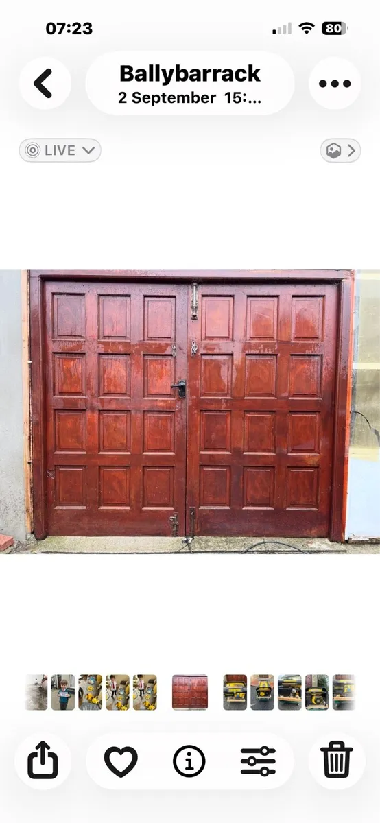 Garage/shed doors