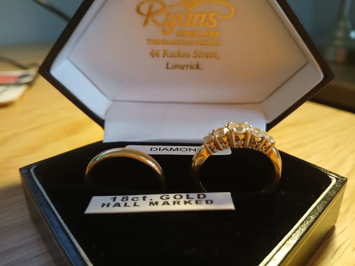 18 carat yellow gold Diamond Ring - Image 4