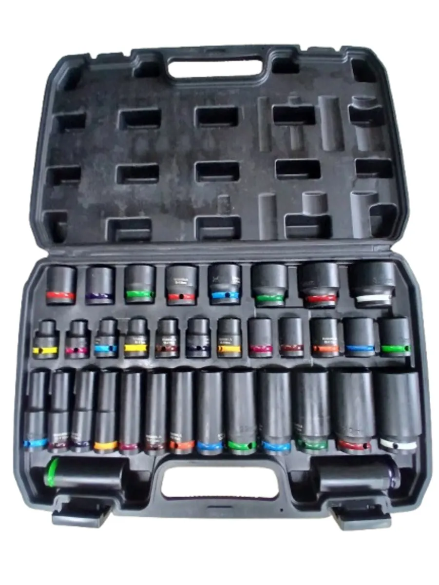35-PIECE 1/2" IMPACT SOCKET SET - Image 1