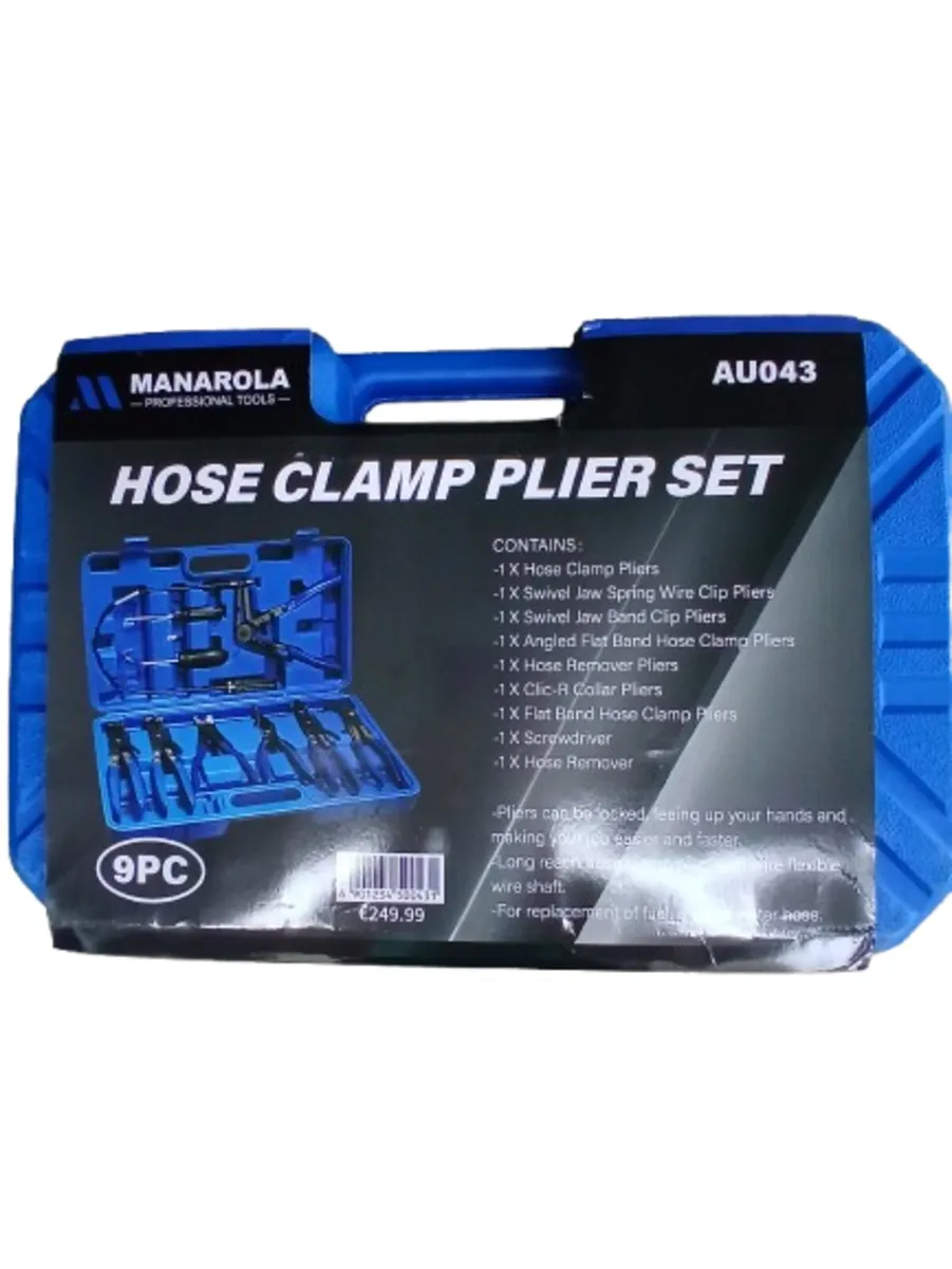 MANAROLA 9PC HOSE CLAMP PLIER SET - Image 2