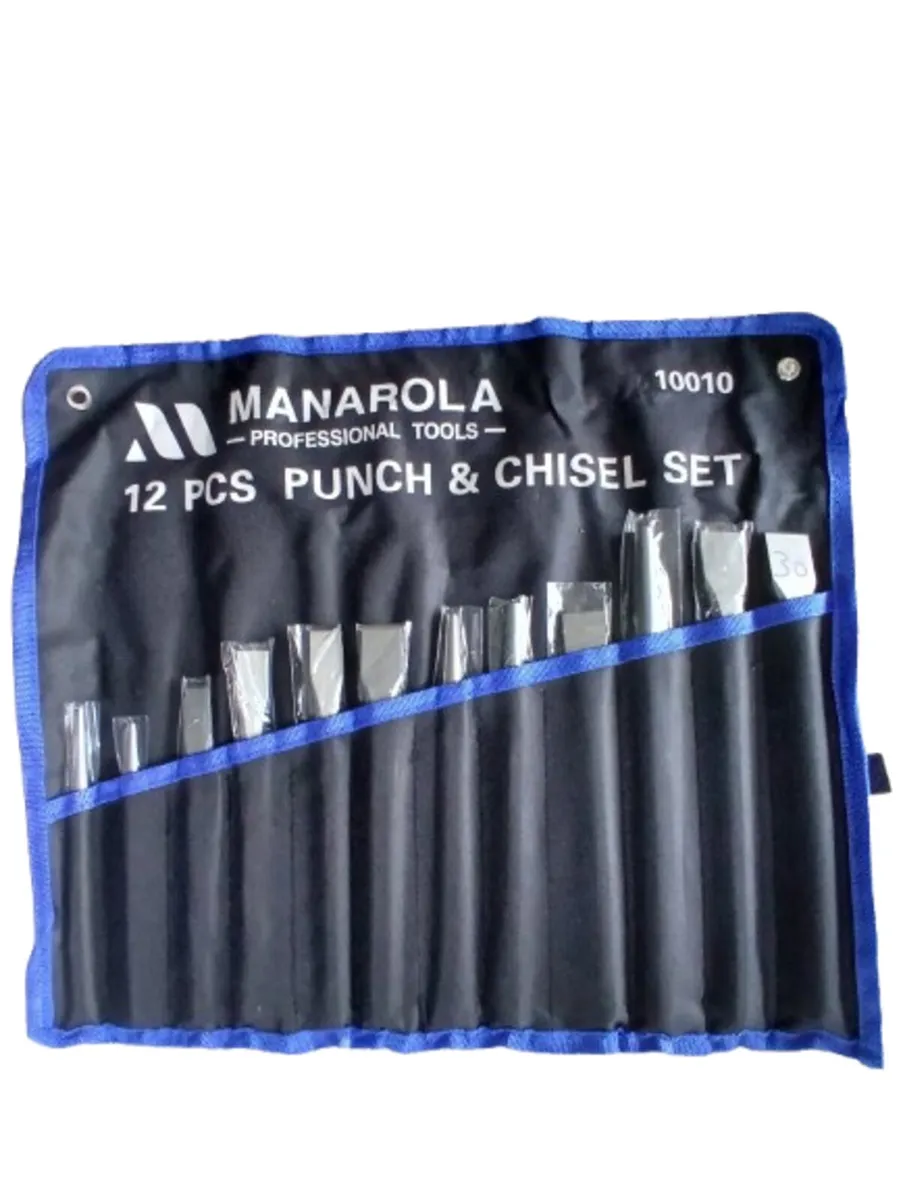 MANAROLA 12-Piece Punch & Chisel Set