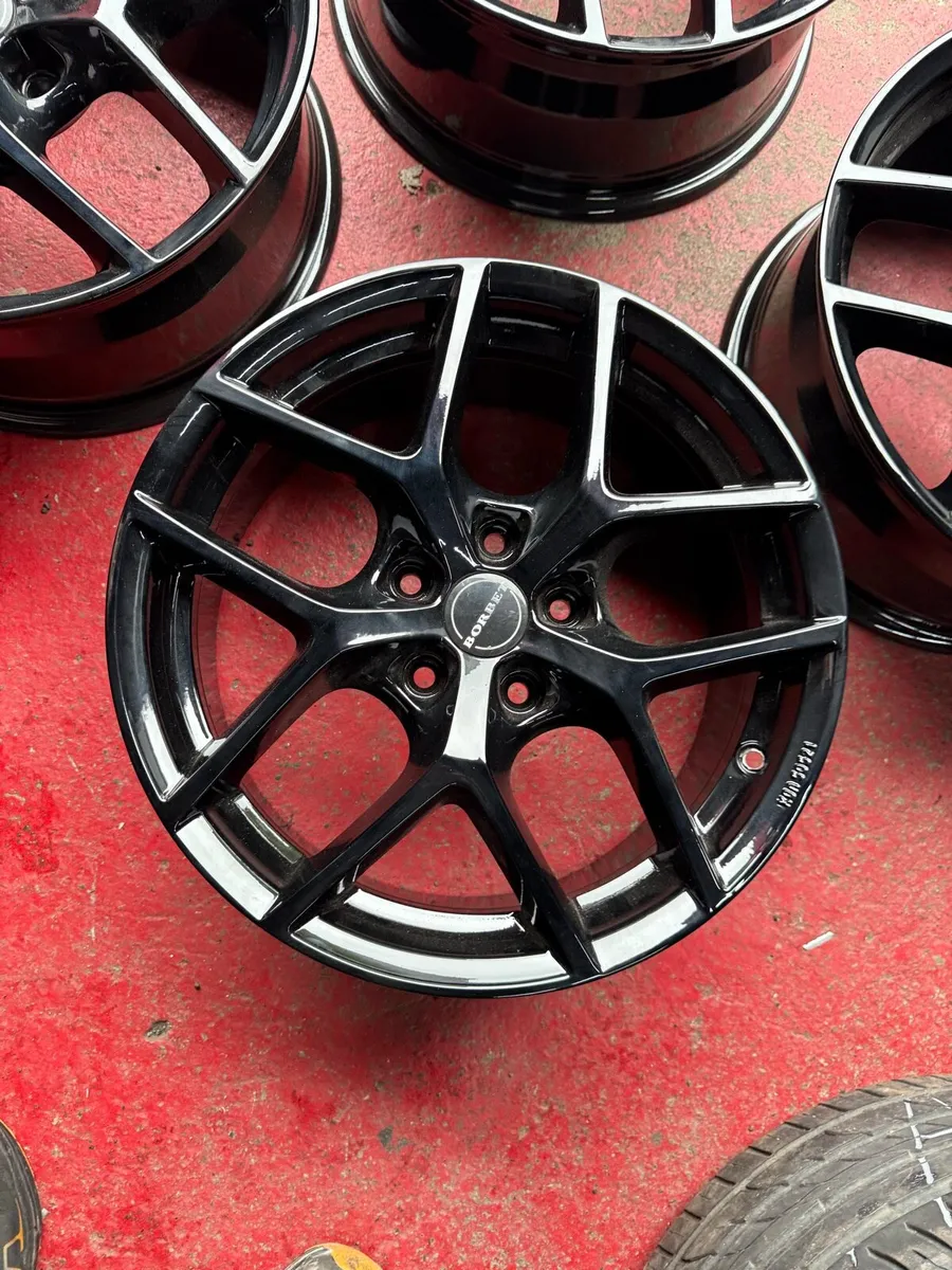 17” 5x112 Borbet wheels fit Vw Skoda Audi and more - Image 2