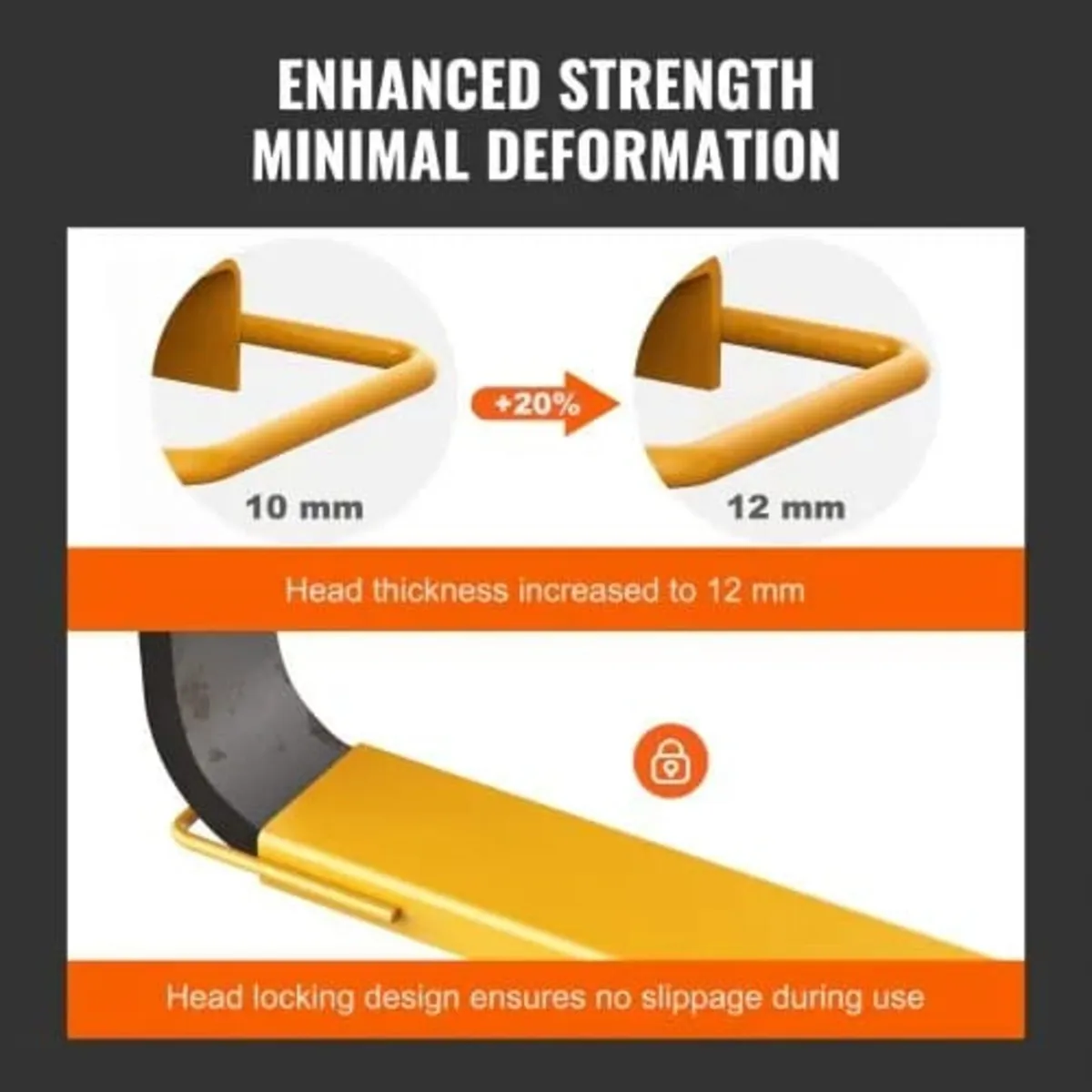 Pallet Fork Extensions, 1820 mm Length 115 mm Widt - Image 3