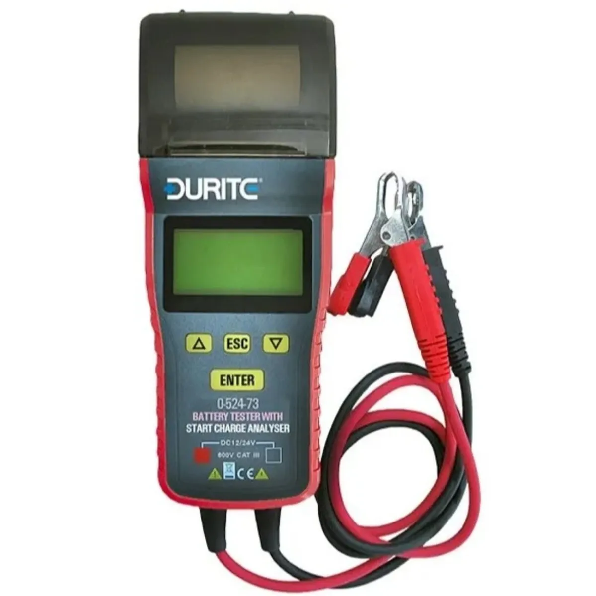 Durite Battery Tester & Printer 12/24V - Image 1