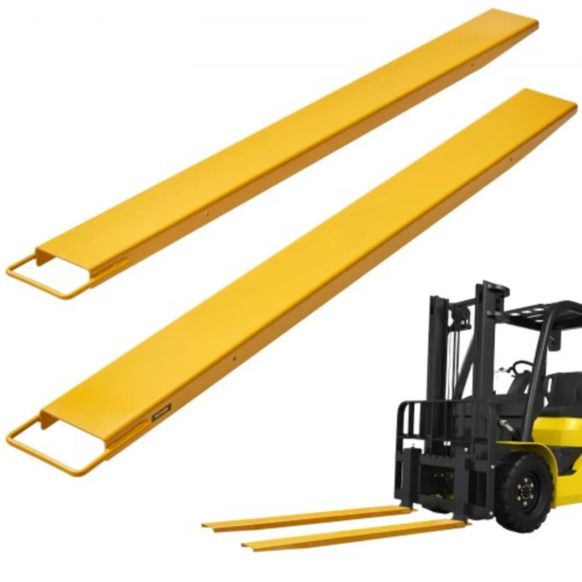 Pallet Fork Extensions, 84" Length 5.5" Width, Hea - Image 1
