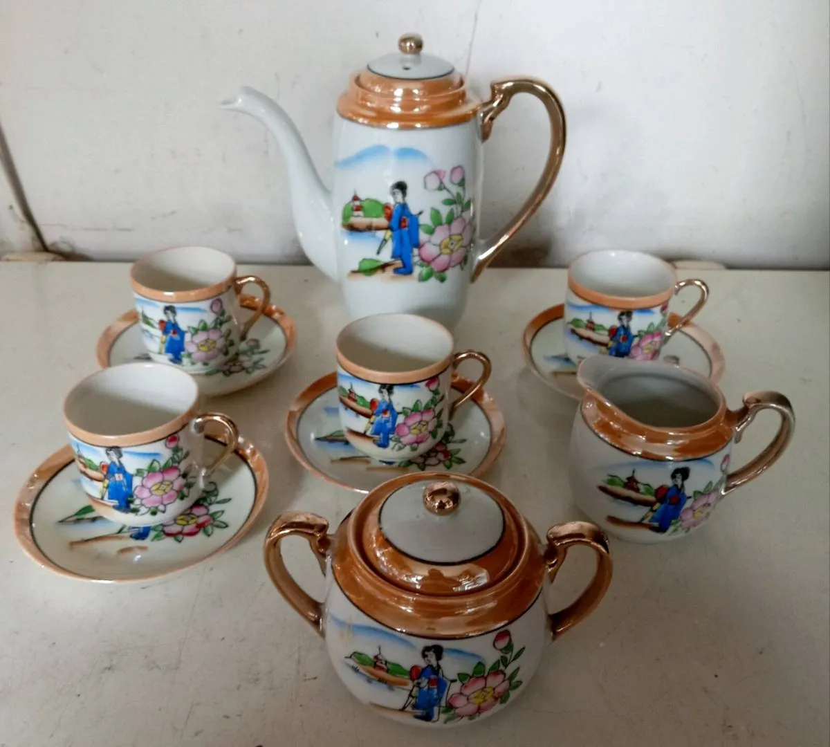 Vintage Japanese Coffee Expresso Set - Image 1