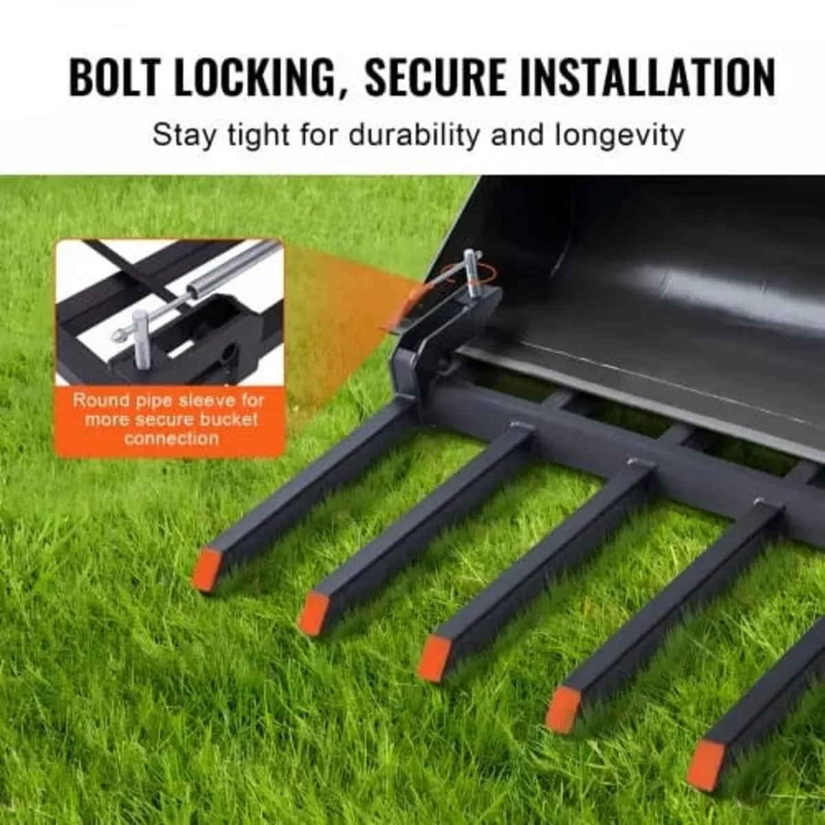 Clamp on Debris Forks to 48" Bucket, 2600 lbs Capa - Image 2